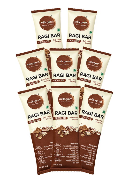Ragi Bar - Chocolate Flavor (Pack of 12 X 30g)