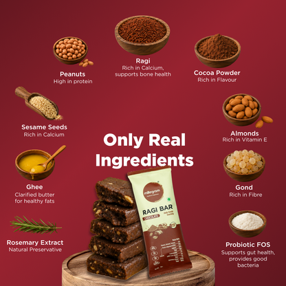 Ragi Bar - Assorted  (Pack of 12 X 30 g)