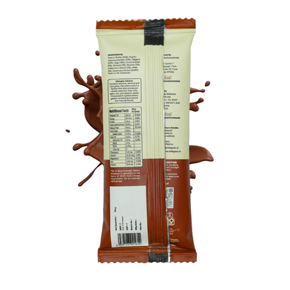 Chocolate bar with a white background