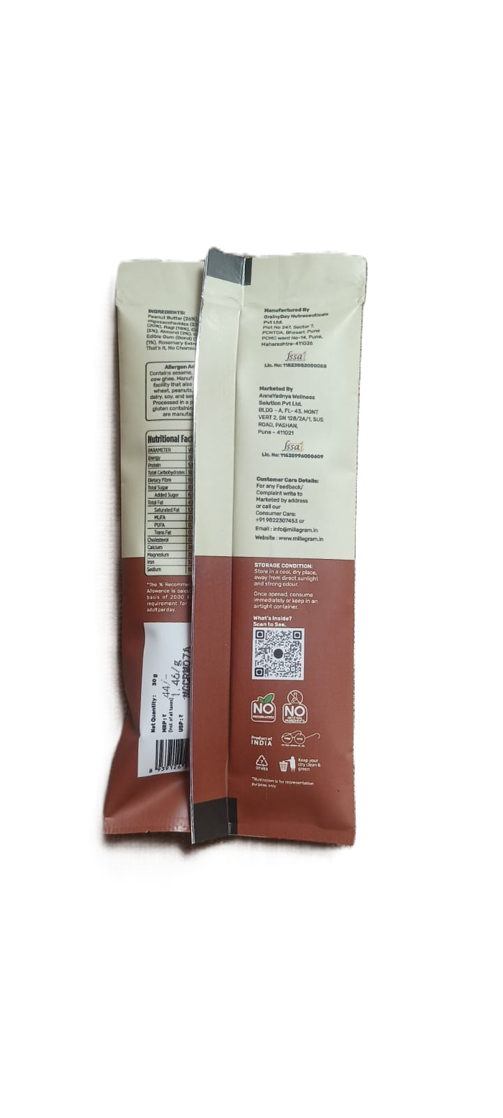 Ragi Bar - Chocolate (Pack of 12 X 30g)
