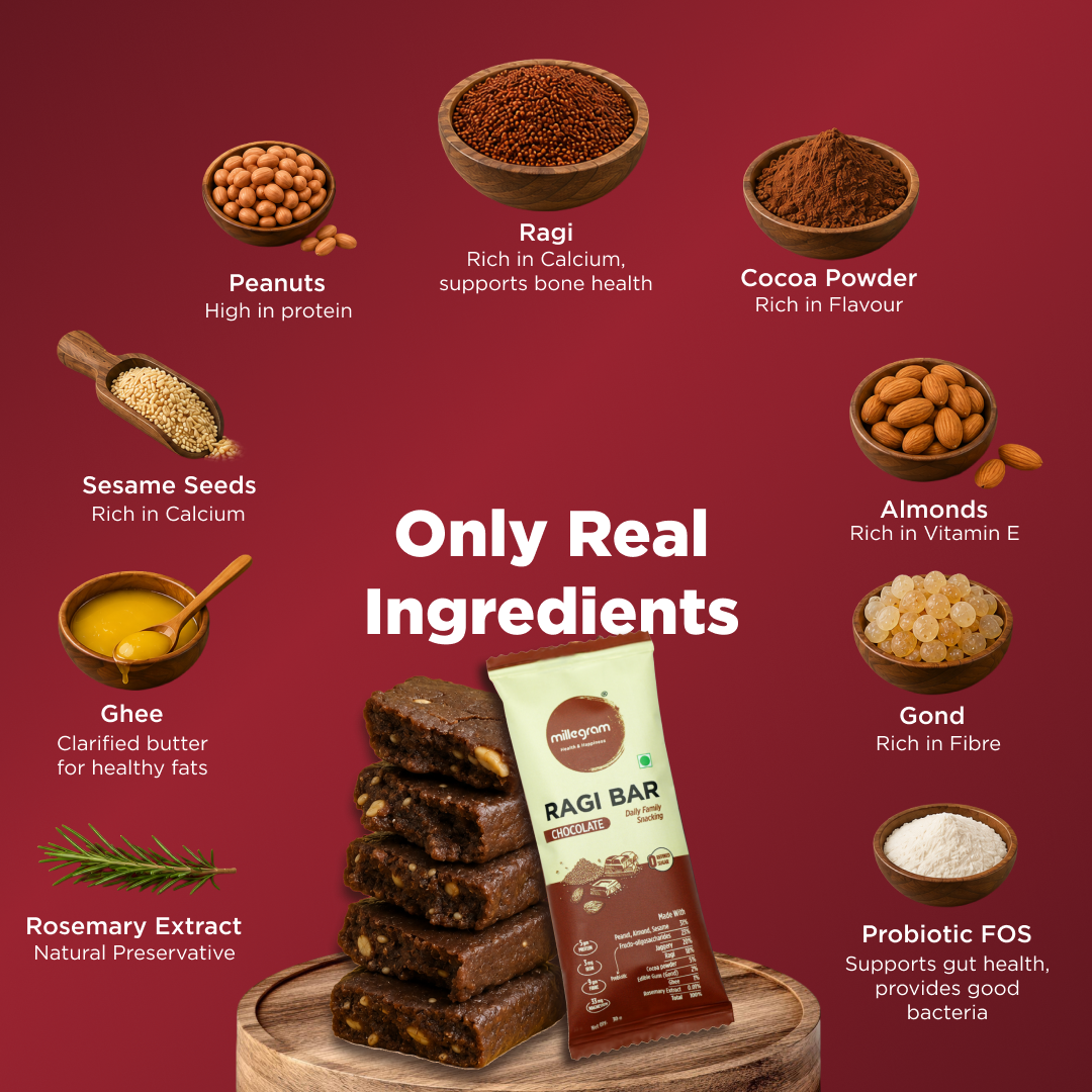 Ragi Bar - Chocolate (Pack of 12 X 30g)