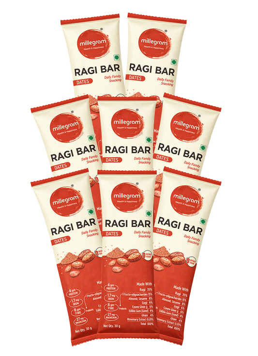 Ragi Bar - Date Flavor (Pack of 12 X 30g)
