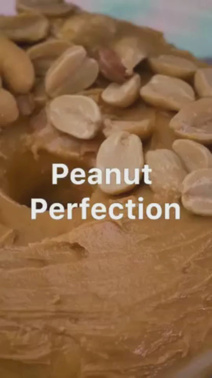 Video showing the preparation and making Millegram Ragi Peanut Butter Bar with texture and clean ingredients , highlighting its high fiber and calcium content for weight loss and blood sugar management